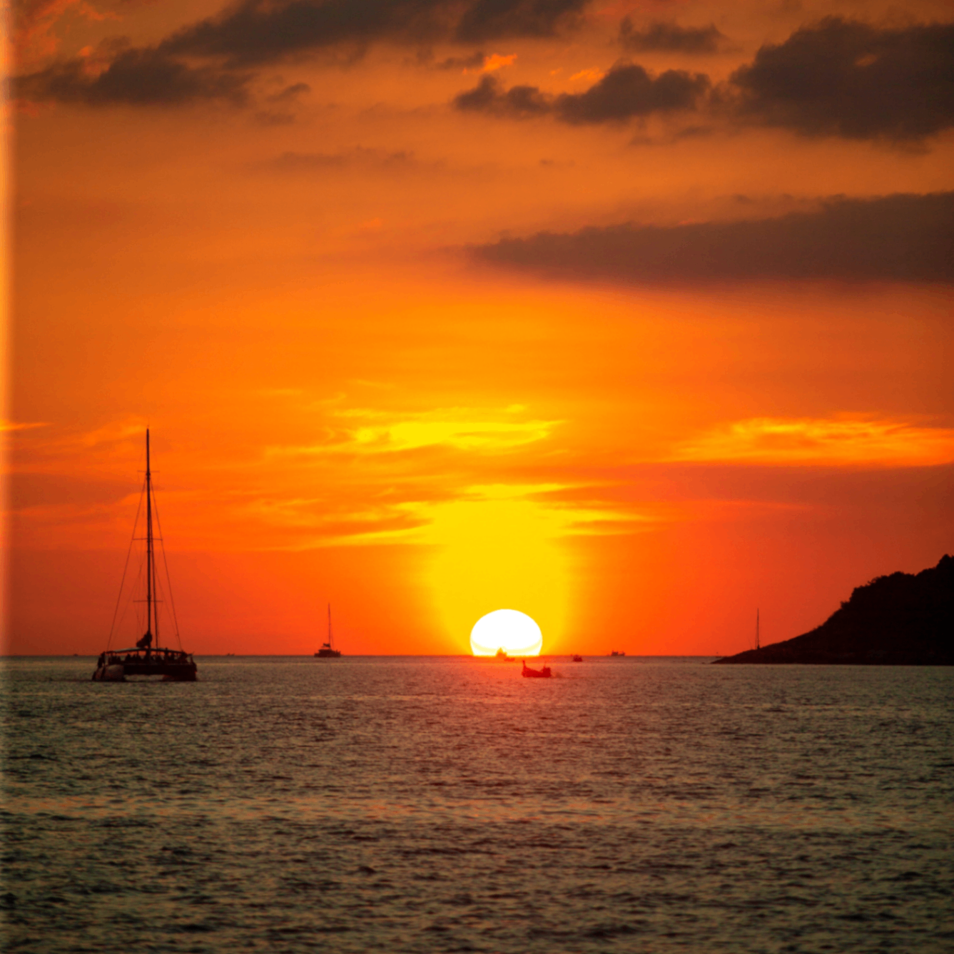 (NKP03) Kahung Beach + Sunset Promthep & Krating Cape by Sailing Catamaran  - 3