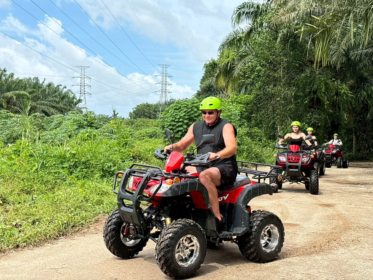 B6. Bamboo Rafting + Rafting 5 kms. + ATV 30 mins. + Elephant Trekking 30 mins + Elephant Bathing + Flying Fox + Waterfall - 2